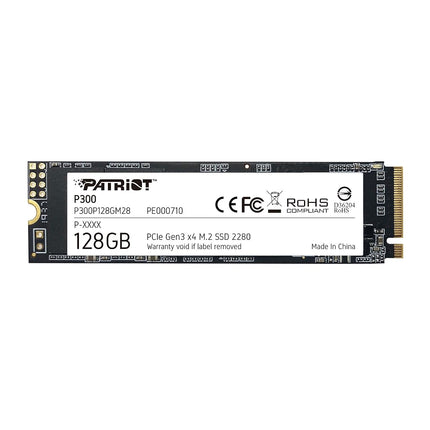 Patriot P300 M.2 PCIe Gen 3 x4 128GB Low-Power Con