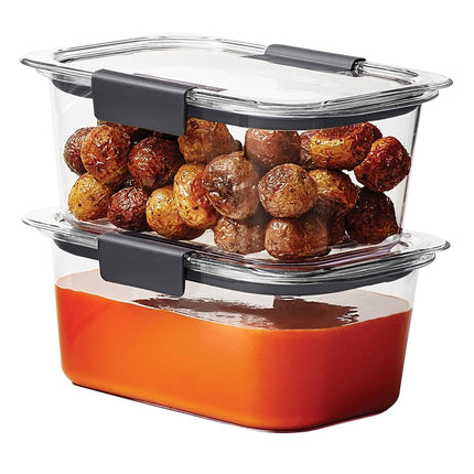 Rubbermaid Brilliance BPA Free Food Storage Containers with Lids