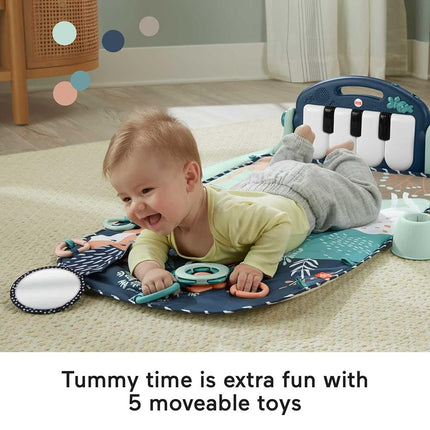 Fisher-Price Kick & Play Piano Gym, Navy Fawn