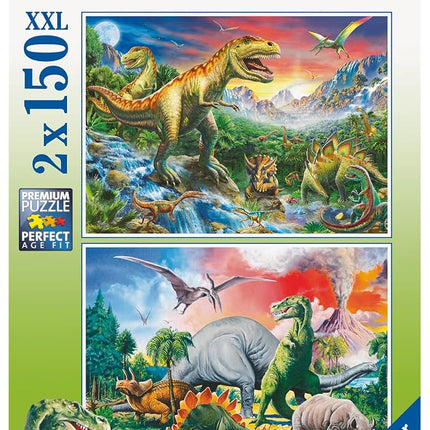 Ravensburger Children Puzzles Dinosaurs 2x150 Pc P