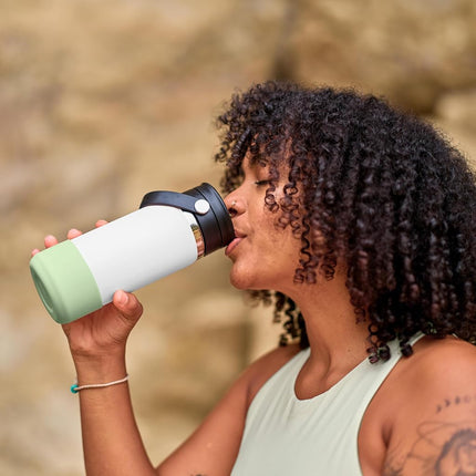 Hydro Flask Wide Mouth with Flex Sip Lid - Insulated Water Bottle Travel Cup Coffee Mug Tumbler 16 Oz