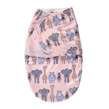 Arrullo de felpa unisex Hudson Baby, Safari Rosa, 0-3 meses