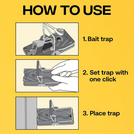Victor M144-2B Instant Power-Kill Easy Set Reusable Rat Trap - 2 Traps