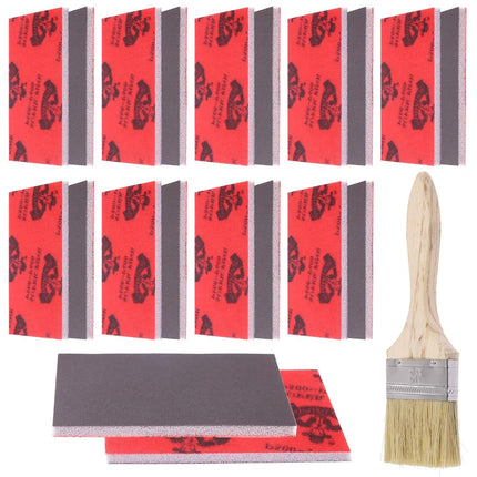 Swpeet 21Pcs 3.9 x 2.8 Inch #500 Grit Ultra Fine S