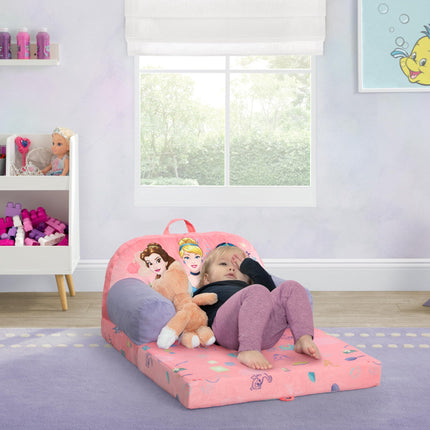 Delta Children - Disney Princess Fauteuil Enfant Dépliable Cozee Buddy, Rose