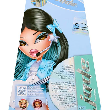 Bratz Pop Starz Jade - Fashion Doll with Collectable Charm, Outfit and Music Accessories