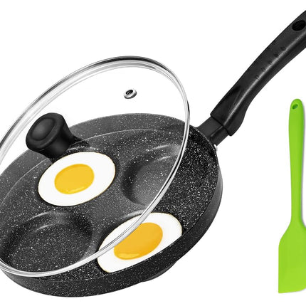 MyLifeUNIT Egg Frying Pan, 4-Cup Nonstick Fried Eg