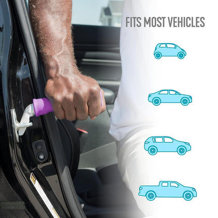 Able Life Auto Cane, Portable Vehicle Support Handle, Standing Mobility Aid, Car Assist Cane Grab Bar, Lavender