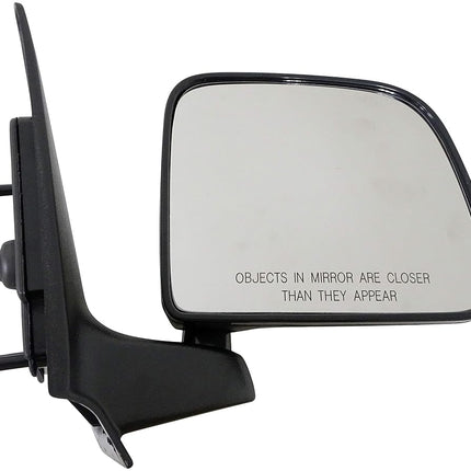 Dorman 955-224 Passenger Side Manual Door Mirror - Folding for Select Ford Models, Black