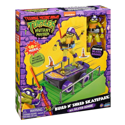 TMNT MM Movie Build'n Shred Skatepark Donatello Toy Figure