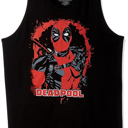 Marvel Official Painted Deadpool Men's Tank Top, B