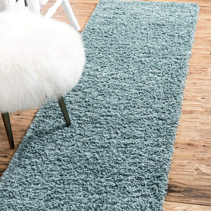 Unique Loom Solo Solid Shag Collection Modern Plus