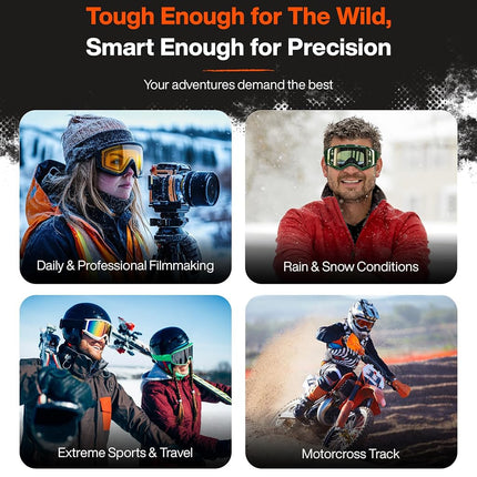 Armor Vision 62mm Smart Film Goggle Lens Cover Protector - Hydrophobic, Scratch Resistant & Universal Fit - Advanced 6-Layer Technology (Pack of 3)