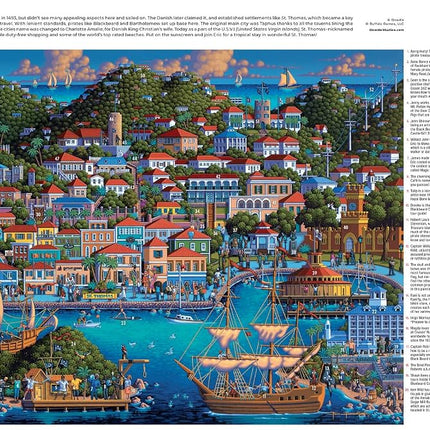 Buffalo Games - Eric Dowdle - St. Thomas - 1000 Piece Jigsaw Puzzle for Adults -Challenging Puzzle Perfect for Game Nights - Finished Size is 26.75 x 19.75