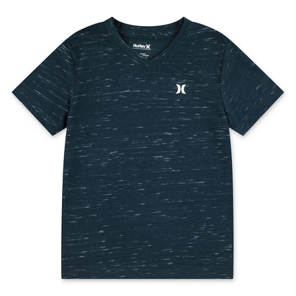 Hurley Boys' Soft Basic Cloud Slub T-Shirt, Artillery/V-Neck, 6