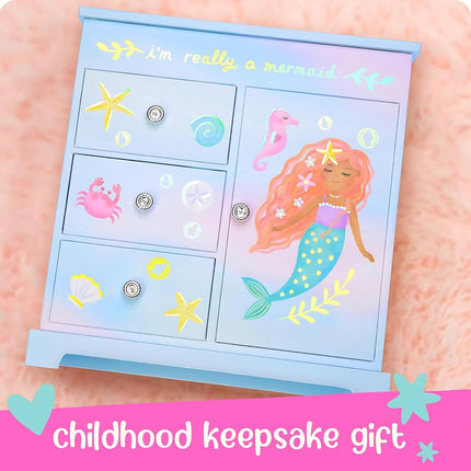 Giggle & Honey® Musical Mermaid Jewellery Box for Girls