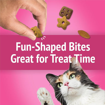 Purina Friskies Made in USA Facilities Cat Treats, Party Mix California Crunch With Chicken - (10) 2.1 oz. Pouches
