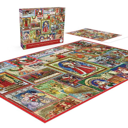 Ceaco - Collage de Noël Vintage - Puzzle de 2000 pièces