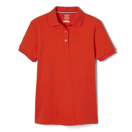 French Toast girlsSA9423Short Sleeve Picot Collar 