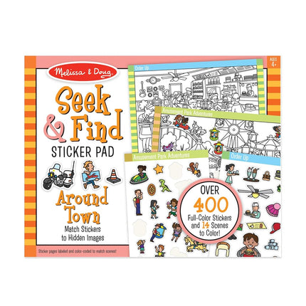 Melissa & Doug Seek and Find Sticker Pad � Around Town