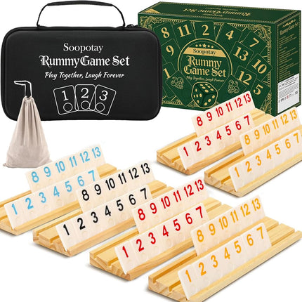 Soopotay Rummy Cube 6 Player Board Game