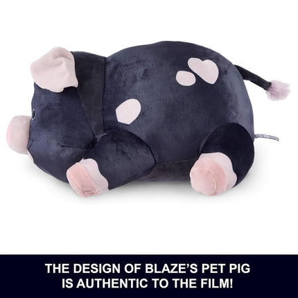 Mattel Disney and Pixar Toy Story 5 Blaze’s Pet Pig Feature Plush with Snout activated sounds, soft toy, stuffed animal, JKM83