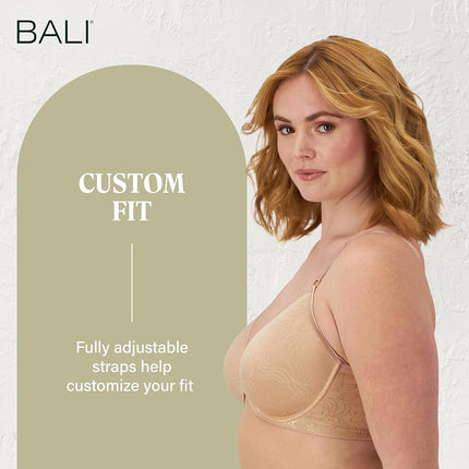 Bali Women's Comfort Revolution Front-Close Shaping Underwire Bra - Beige - 42DD