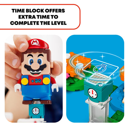 LEGO Super Mario Pack d'extension La rencontre aérienne de Lakitu 71389, un Kit de Construction, un Jouet de Collection pour Enfants, Nouveauté 2021 (484 Pièces)