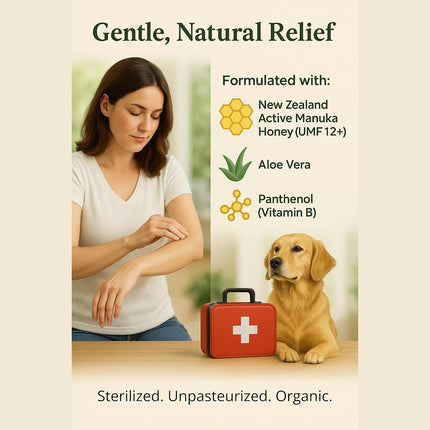 Wound Honey, Manuka Honey Wound Cream with Active Manuka Honey