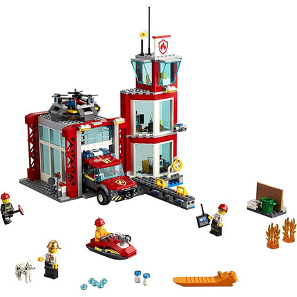 LEGO City Fire Brigade Fire Station 60215 (509 parts) light & sound - 2019