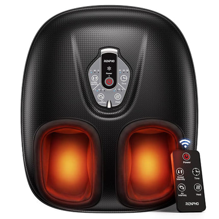 RENPHO Foot Massager with Heat, Deep Kneading Electric Shiatsu Foot Massage