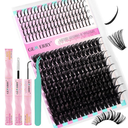 GEMERRY Lash Clusters with Spikes 80D Kit