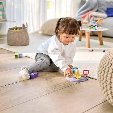 PLAYMOBIL 71701 JUNIOR Number-Merry-Go-Round, Developmental early learning toys for toddlers with rotating wheel, educational toys, made from over 90% plant-based plastics. For Children 12 months +