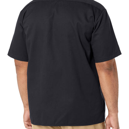 Camisa de trabajo de manga corta Dickies, Negra, 4X
