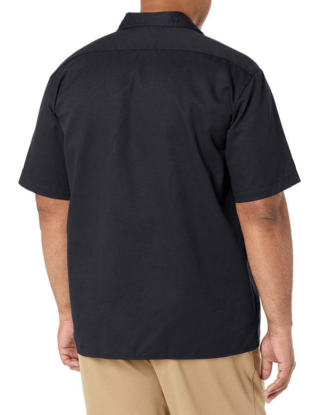 Camisa de trabajo de manga corta Dickies, Negra, 4X