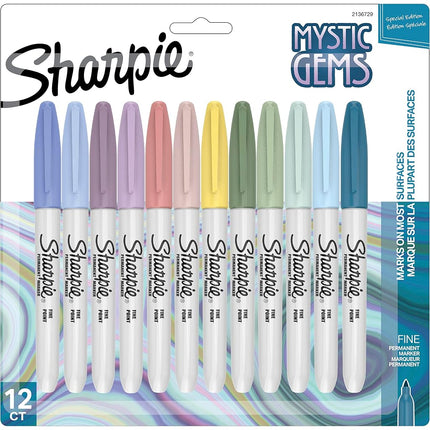 Sharpie Mystic Gems Fine Point Permanent Marker 12/Pkg-
