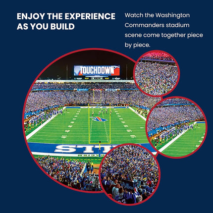 MasterPieces 1000 Piece Sports Jigsaw Puzzle - NFL Buffalo Bills Endzone View Panoramic - 13"x39"