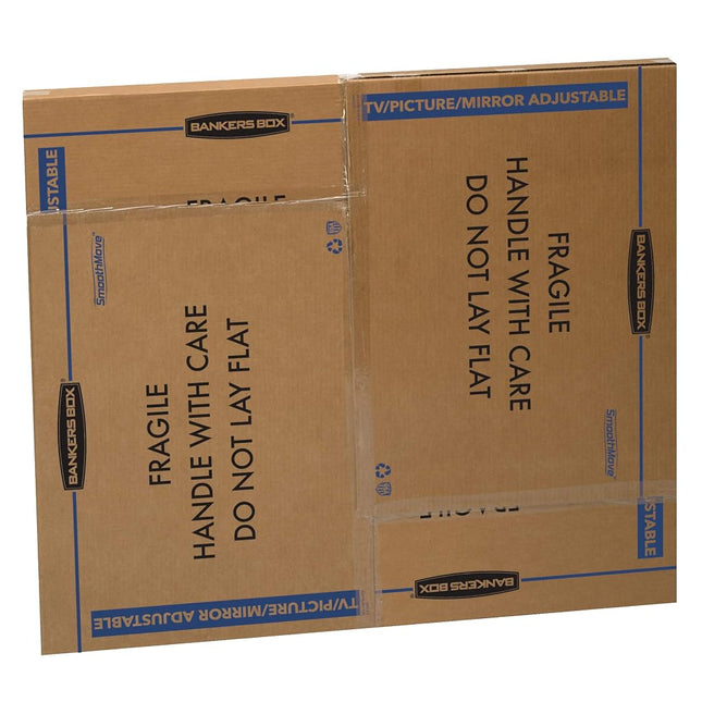 Bankers Box SmoothMove Picture/Mirror Box, Large, 48 x 4 x 33 Inches, 4 Pack (7711301)