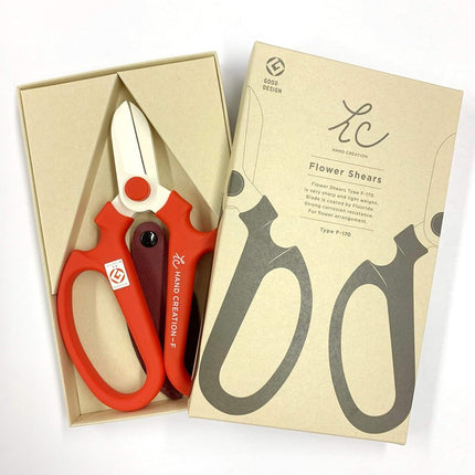 Flower Scissors Hand Creation F-170 RED