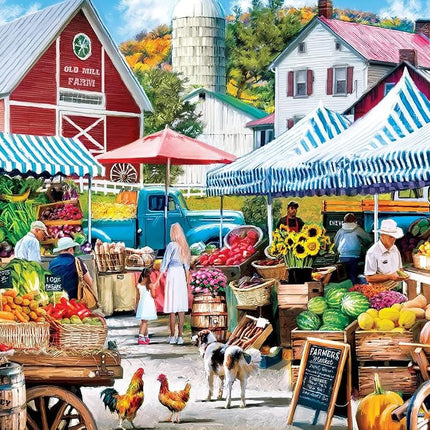 MasterPieces 750 Piece Jigsaw Puzzle for Adults, Family, Or Kids - Old Mill Farm Stand - 18"x24"