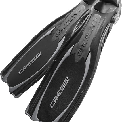 Cressi Reaction Adult Scuba Diving Open Heel Fins 