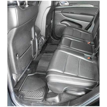 SMART FIT 79930 3-Piece Black Rubber Truck Floor Mat Set