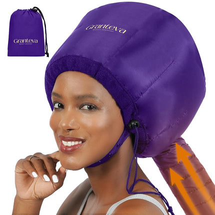 Hair Dryer Bonnet w/A Headband Integrated That Red