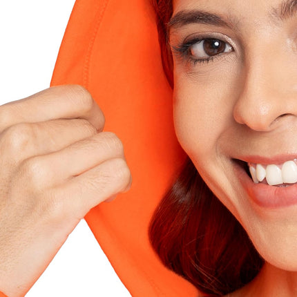 Fruit of the Loom Unisex's Eversoft Fleece Hoodies, Pullover, Moisture Wicking & Breathable, Sizes S-4x Hooded Sweatshirt, Safety Orange Full Zip, XL