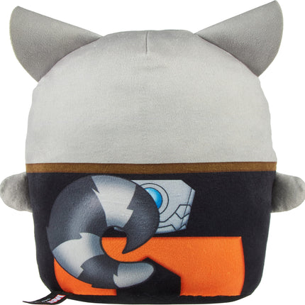 Mattel Marvel Cuutopia 10-inch Rocket Raccoon Plush Character, Super Hero Soft Rounded Pillow Doll, Collectible Toy for Kids & Fans Ages 3 Years Old & Up