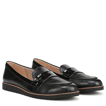 LifeStride Women's Zee Loafer, Black-dm, 6.5 Wide