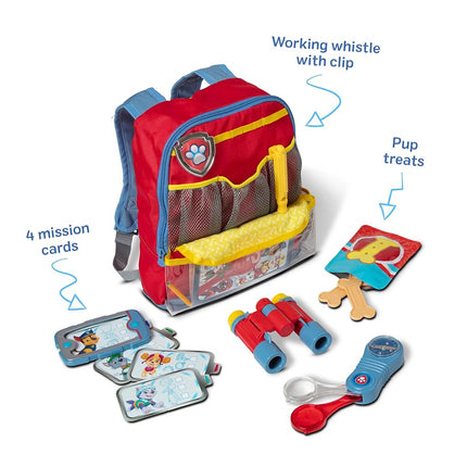 Melissa & Doug PAW Patrol Pup Pack Backpack Role Play Set, Multicolor, 33271