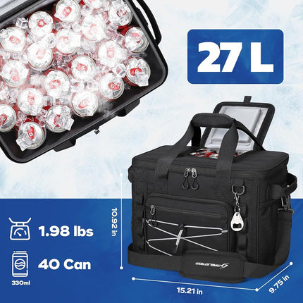 Maelstrom 40Can Collapsible Soft Cooler Bag, Leakproof Insulated Ice Chest