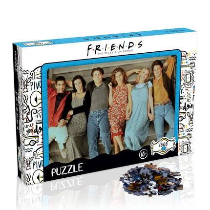 Winning Moves WM01042-ML1-6 Friends Stairs 1000 Piece Jigsaw Puzzle Game