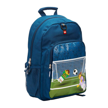 LEGO Unisex's Kids City Heritage Classic Backpack, Navy Soccer, One Size